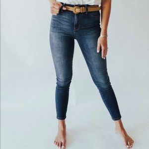 Jett High Waisted Jeans, Dark Wash